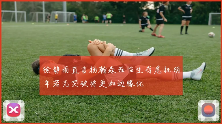 徐静雨直言杨瀚森面临生存危机明年若无突破将更加边缘化